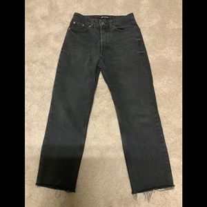 Zara faded black jeans
